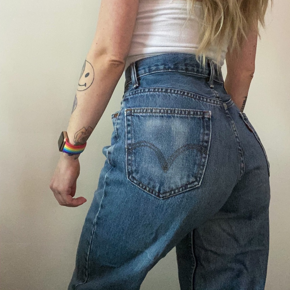 Rad well worn Levi Jeans